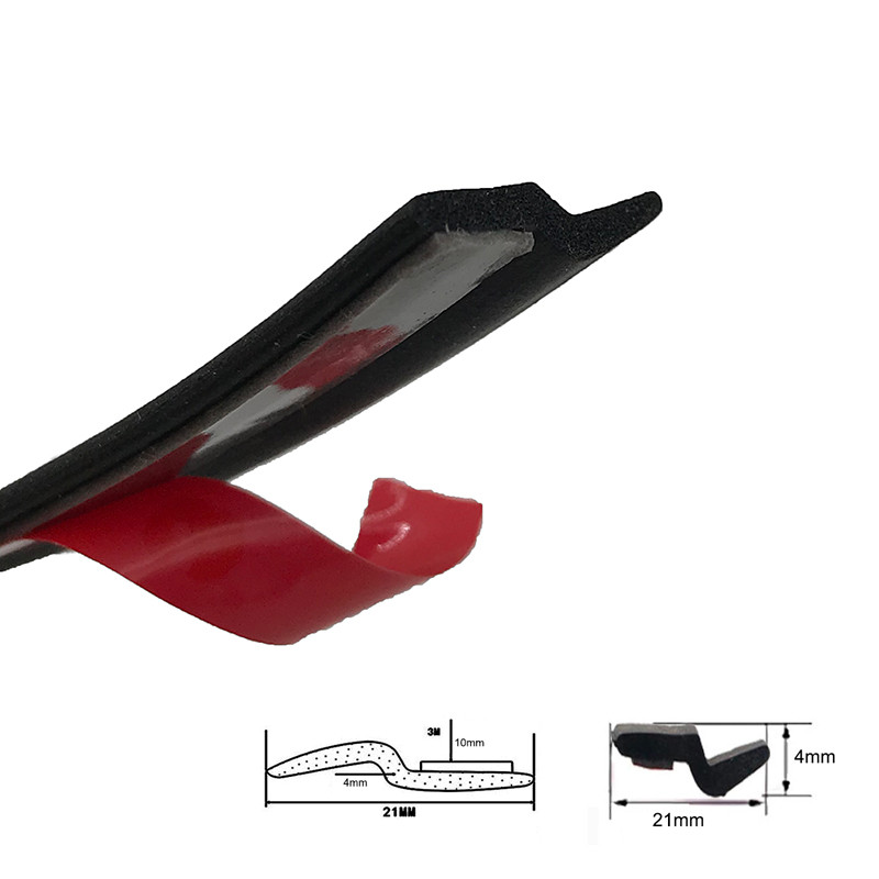 1-meetrine aknaserva tihend DZPB kujuga autoukse kummitihendi pakiruumi kapoti tihendusriba (üle 1 meetri liidetud üheks pikkuseks)