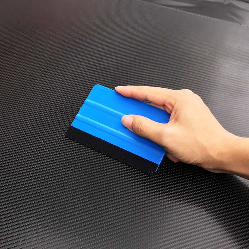 2 buc/set Set de instrumente pentru ambalaj de vinil auto Dispozitiv de tăiere a filmului Răzuitoare de stoarcere Fibră de carbon pentru ambalaj Cutter Instrument de ajutor pentru vopsirea ferestrelor