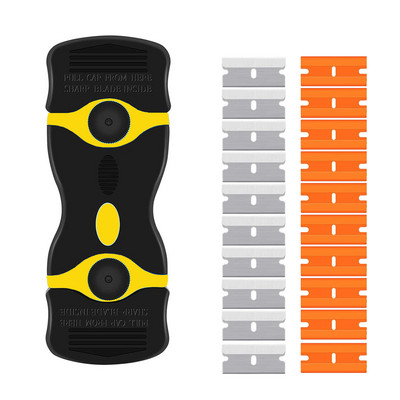 Automātiskais skrāpja asmens rīks Automašīnas logu stikla plīts virsma Vinly plēves uzlīmes uzstādīšana Ton Līmes spraugu tīrītājs Sreen Rakeļa nazis