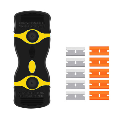 Automātiskais skrāpja asmens rīks Automašīnas logu stikla plīts virsma Vinly plēves uzlīmes uzstādīšana Ton Līmes spraugu tīrītājs Sreen Rakeļa nazis