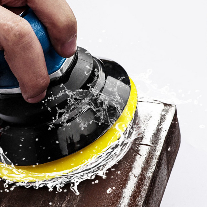 Cârlig și buclă de șmirghel pentru șlefuit orbital aleatoriu Foaie de hârtie șlefuită Disc pentru lustruire Set de burete pentru epilare cu ceară Tampon tampon Detaliere auto