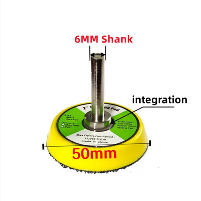 Pad de șlefuit de rezervă de 2 inch, 50 mm, șlefuitor cu cârlig și buclă. Bloc de șlefuit manual pentru șlefuirea și șlefuirea sculelor electrice abrazive