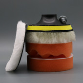 6 buc./set tampon de lustruit pentru mașină de lustruit 3/4 inch, cerc de lustruit, set de instrumente pentru șlefuitor pentru mașină, discuri, produse de curățare automată