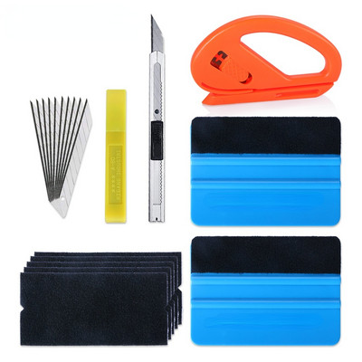 Kuumad süsinikkiust autotööriistad Vinüülkilega kleebiste ümbris Automaatne akende toonimine foolium Magnetpulk kaabits habemenuga kaabits