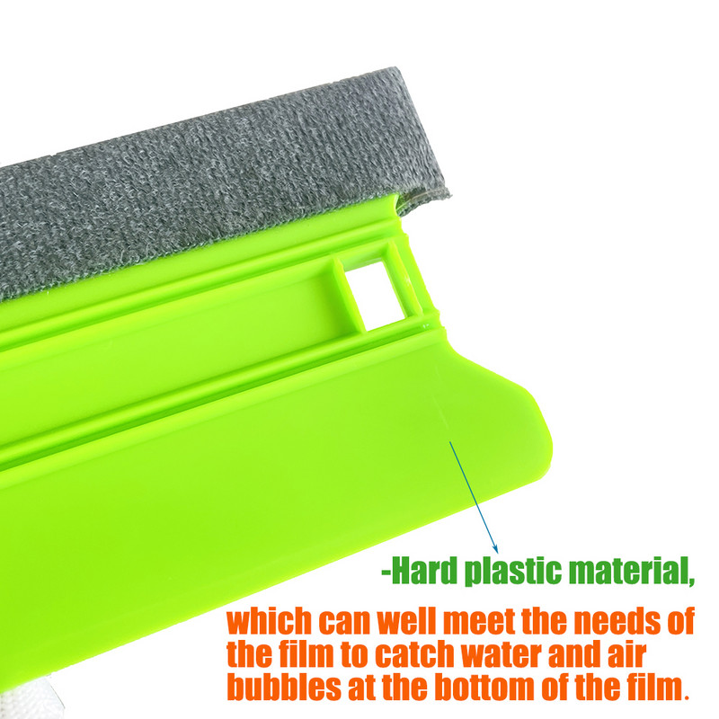 Accesorii auto TOFAR, 21 cm, film de carbon, înveliș de vinil, racletă din pâslă, fără zgârieturi, instrumente de curățare, instrument de spălare a geamurilor pentru vopsirea geamurilor