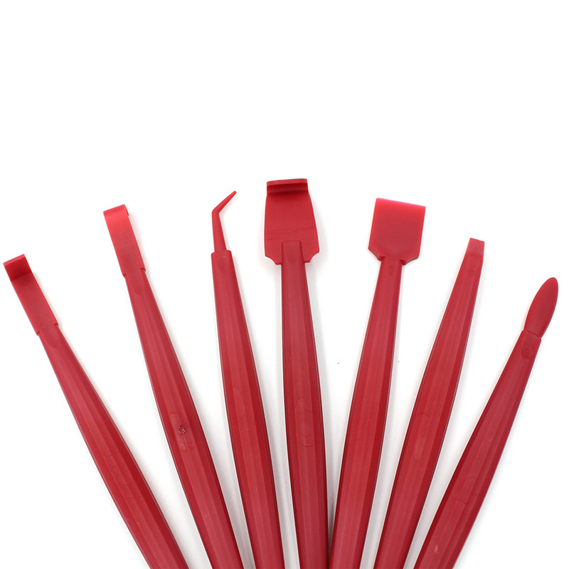 7 tk/komplekt Auto vinüülkilega kaabits Kaabitsad Serva sulgemise tööriist autokile kleepimiseks autode kujundamiseks autotarvikud