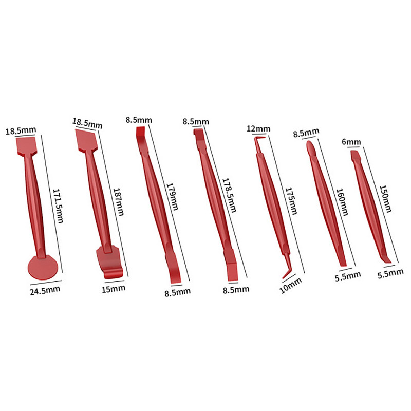 7 tk/komplekt Auto vinüülkilega kaabits Kaabitsad Serva sulgemise tööriist autokile kleepimiseks autode kujundamiseks autotarvikud