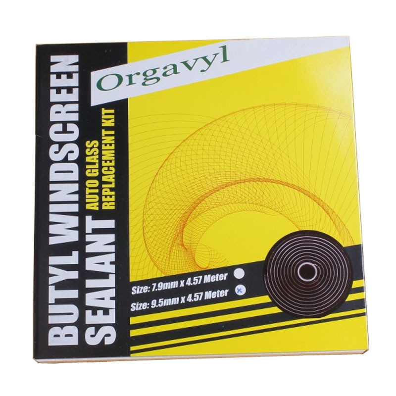 Κιτ αντικατάστασης γυαλιού αυτοκινήτου με αυτοκόλλητο σφραγιστικό βουτυλίου από συνθετικό καουτσούκ Προβολέας αυτοκινήτου