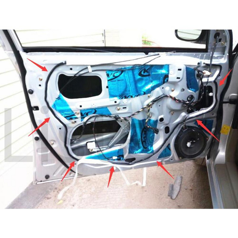 Κιτ αντικατάστασης γυαλιού αυτοκινήτου με αυτοκόλλητο σφραγιστικό βουτυλίου από συνθετικό καουτσούκ Προβολέας αυτοκινήτου