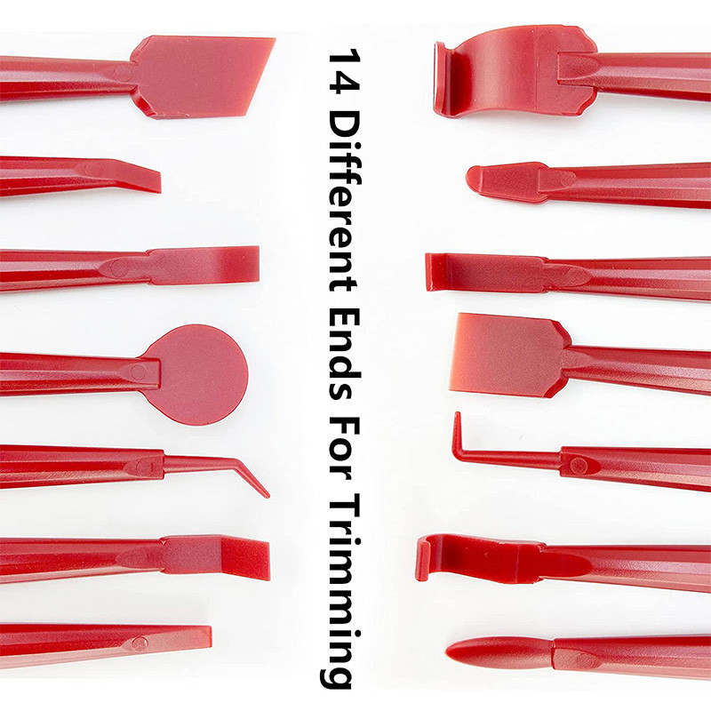 8 buc. Set de raclete pentru tăiere margini de vinil pentru mașină, racletă pentru margini din pâslă, instrumente de nuanțare a ferestrei, pentru instalarea foliei de autocolante din fibră de carbon, accesorii auto