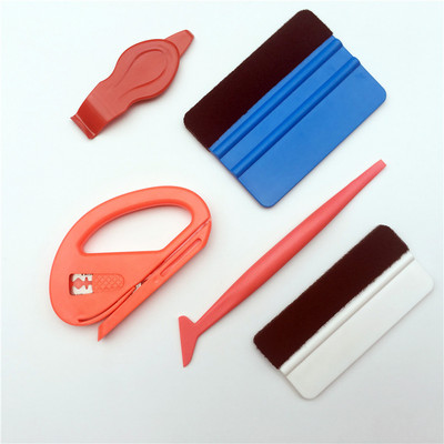 Κιτ εργαλείων περιτύλιξης αυτοκινήτου Αυτοκόλλητο βινυλίου περιτύλιξης κιτ εργαλείων εφαρμογής Αξεσουάρ αυτοκινήτου Ξύστρα βινυλίου