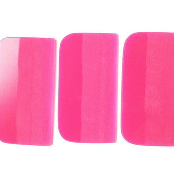 Pink Scraper Soft Rubber Squeegee Tint Tools Υαλοκαθαριστήρας νερού γυαλιού Εργαλείο styling αυτοκινήτου