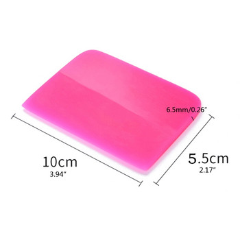 Pink Scraper Soft Rubber Squeegee Tint Tools Υαλοκαθαριστήρας νερού γυαλιού Εργαλείο styling αυτοκινήτου