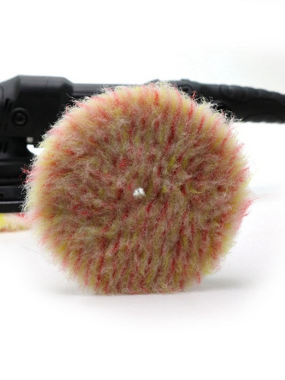 DETALURI 3/5 inch Tampă de lustruit pentru lustruire lână colorată Roată de lustruire automată Tampă de lustruit pentru mașină Disc de detaliere pentru îngrijirea mașinii