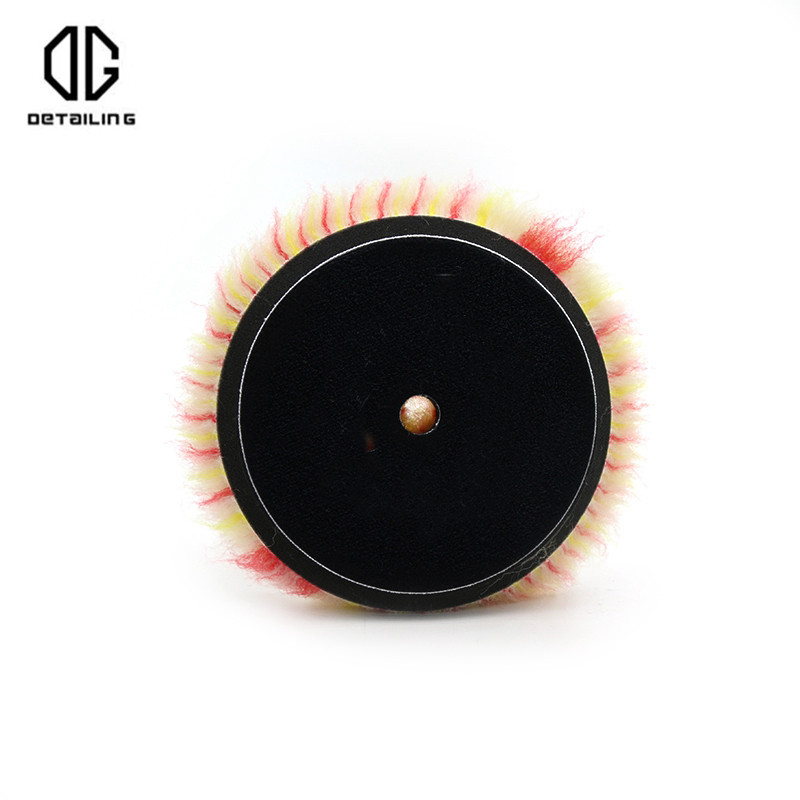 DETALURI 3/5 inch Tampă de lustruit pentru lustruire lână colorată Roată de lustruire automată Tampă de lustruit pentru mașină Disc de detaliere pentru îngrijirea mașinii
