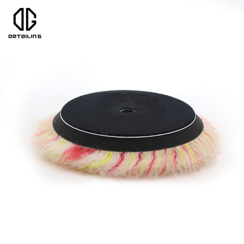 DETALURI 3/5 inch Tampă de lustruit pentru lustruire lână colorată Roată de lustruire automată Tampă de lustruit pentru mașină Disc de detaliere pentru îngrijirea mașinii