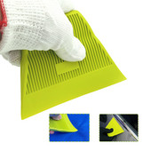 TOFAR Racletă moale trapezoidală pentru împachetare auto de vinil Film pentru ferestre Nuanțare Fibră de carbon Autocolant Instrumente de instalare Curățare