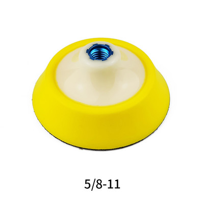 Marflo 5in PU spumă placa de suport pentru foraj tampon 125 mm buclă cu cârlig M14 M16 filet pentru mașină de lustruit