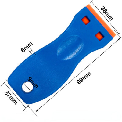 Adeziv pentru geamuri noi Dispozitiv de îndepărtare a racletei de curățare a geamurilor de mașină din sticlă ceramică Autocolant de film de viny pentru curățare Dispozitiv de curățare a racletei de ras