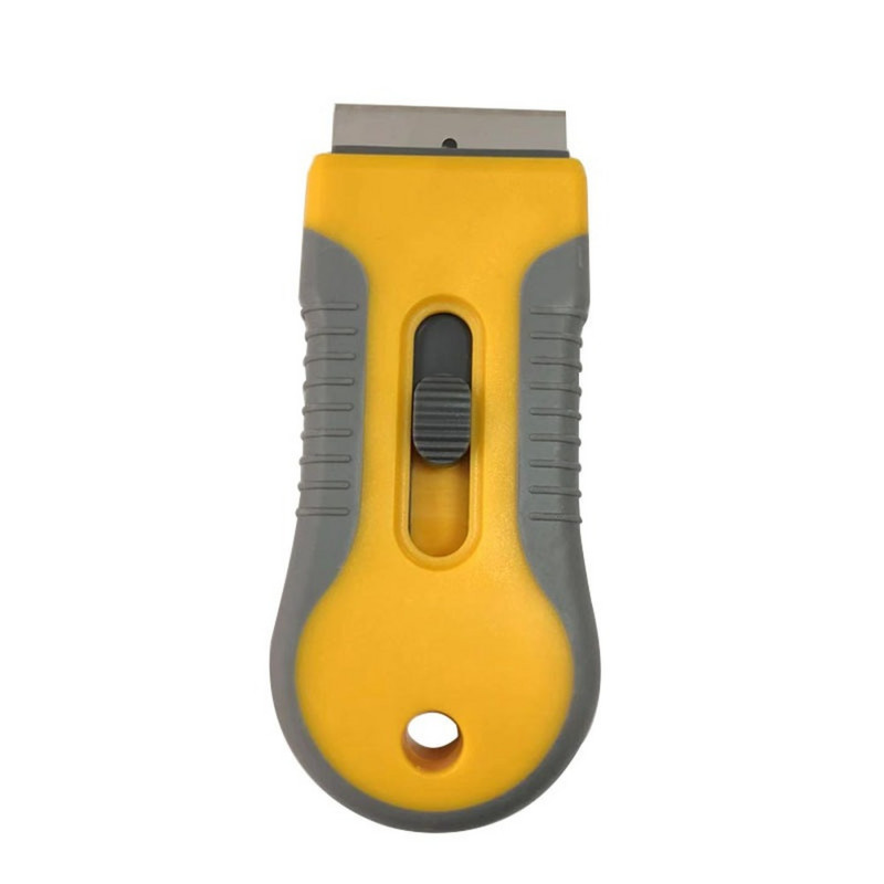 Adeziv pentru geamuri noi Dispozitiv de îndepărtare a racletei de curățare a geamurilor de mașină din sticlă ceramică Autocolant de film de viny pentru curățare Dispozitiv de curățare a racletei de ras