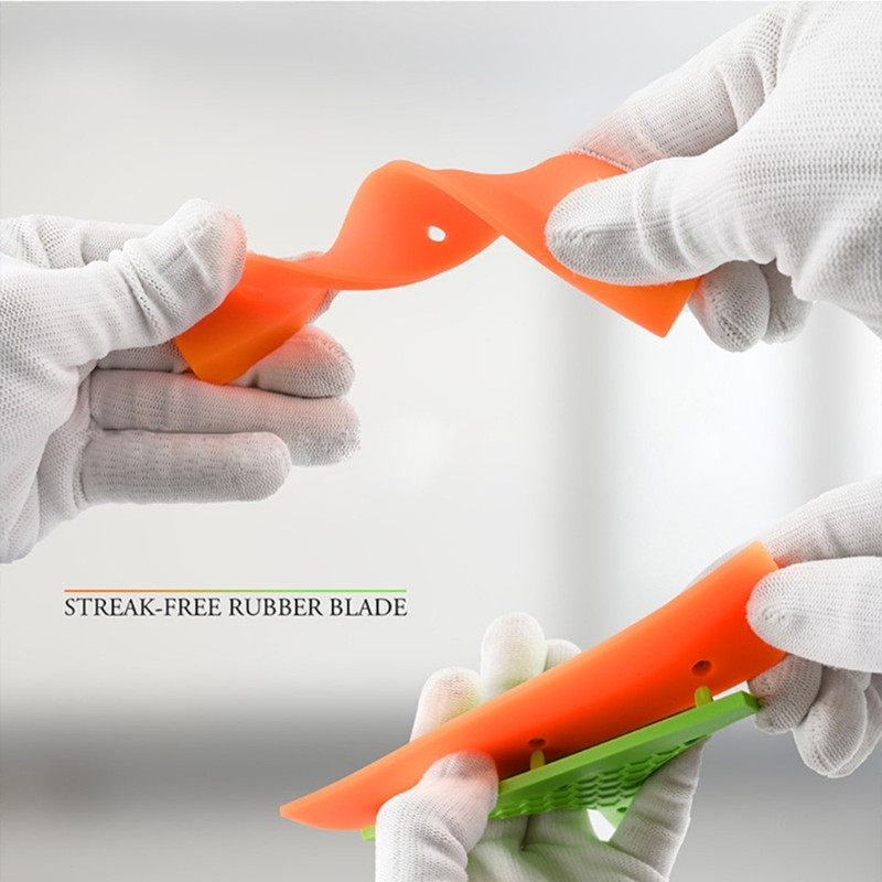 Itin lankstus silikoninis valytuvas Auto vandens mentė vandens valytuvas dušo valytuvas ilga rankena automobilio priekinio stiklo langui