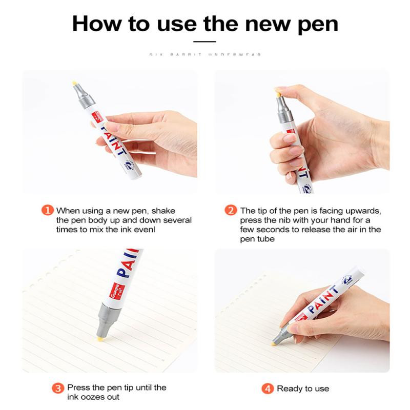 Automobilių įbrėžimų taisymo agentas Auto Touch Up Pen Care Care Scratch Clear Remover Paint Care Vandeniui atsparus automatinio taisymo užpildymo dažų rašiklio įrankis