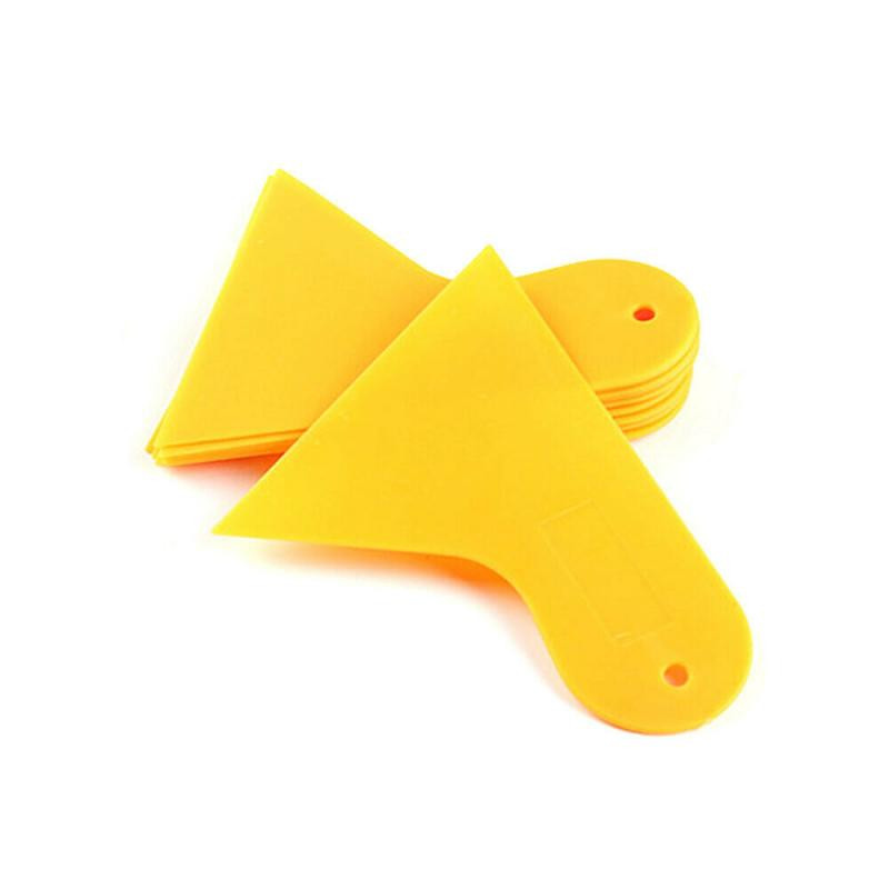 1 tk kollane kontuurikaabits auto vinüülkile akende toonimise tööriista kaardi kaabitsa jaoks kleebise kleebise fooliumi paigaldamise tööriist