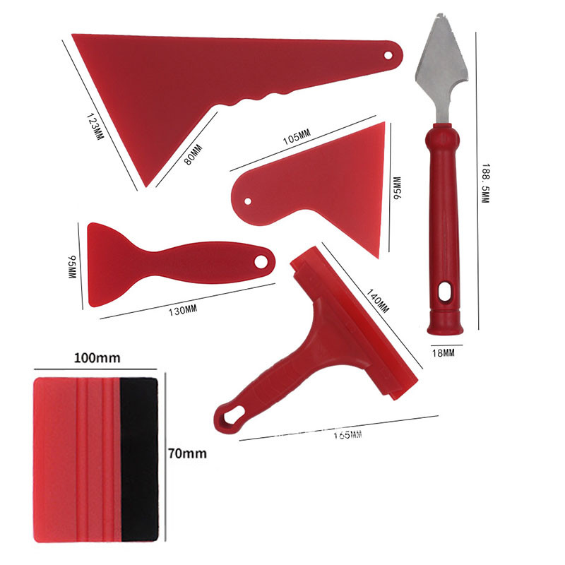 7/13 τεμ. Εργαλεία περιτυλίγματος μεμβράνης βινυλίου αυτοκινήτου Αυτοκόλλητο αυτοκινήτου κιτ ξύστρα μεμβράνης αυτοκινήτου Σετ ξύστρα με μάκτρα σετ μαχαιριών Αξεσουάρ πλαστικής χαλκομανίας
