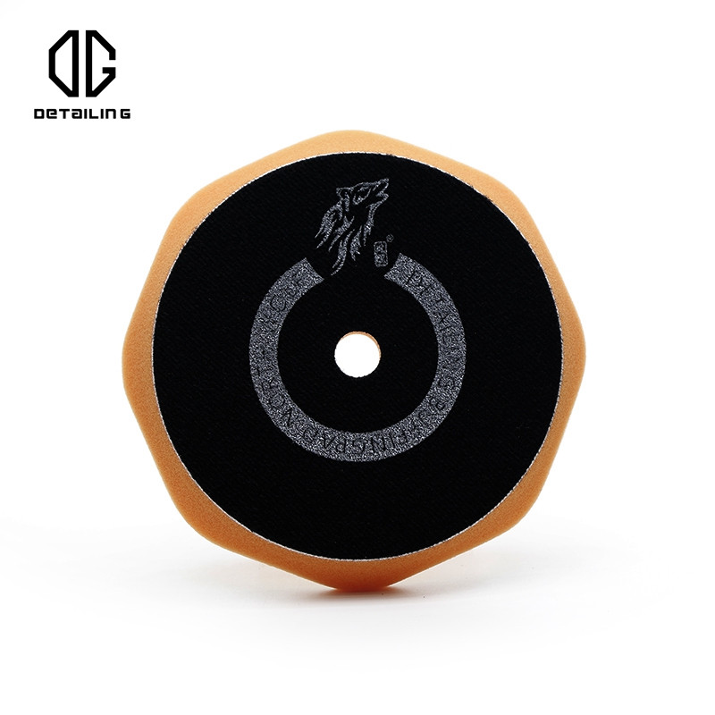 ÜKSIKASJALIK Kaheksanurkse disainiga ploomilille tüüp 5-tollised Poola autopadjad Autodetailne vahtpolster keskmiseks lõikamiseks