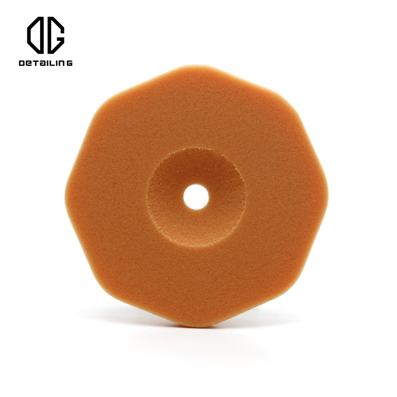 ÜKSIKASJALIK Kaheksanurkse disainiga ploomilille tüüp 5-tollised Poola autopadjad Autodetailne vahtpolster keskmiseks lõikamiseks