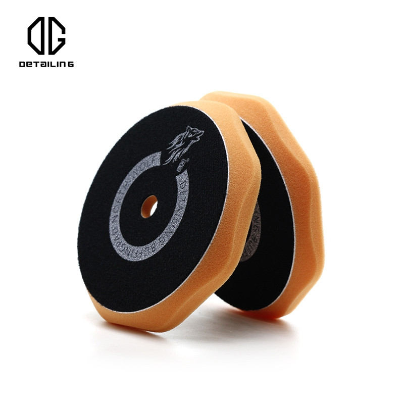 ÜKSIKASJALIK Kaheksanurkse disainiga ploomilille tüüp 5-tollised Poola autopadjad Autodetailne vahtpolster keskmiseks lõikamiseks