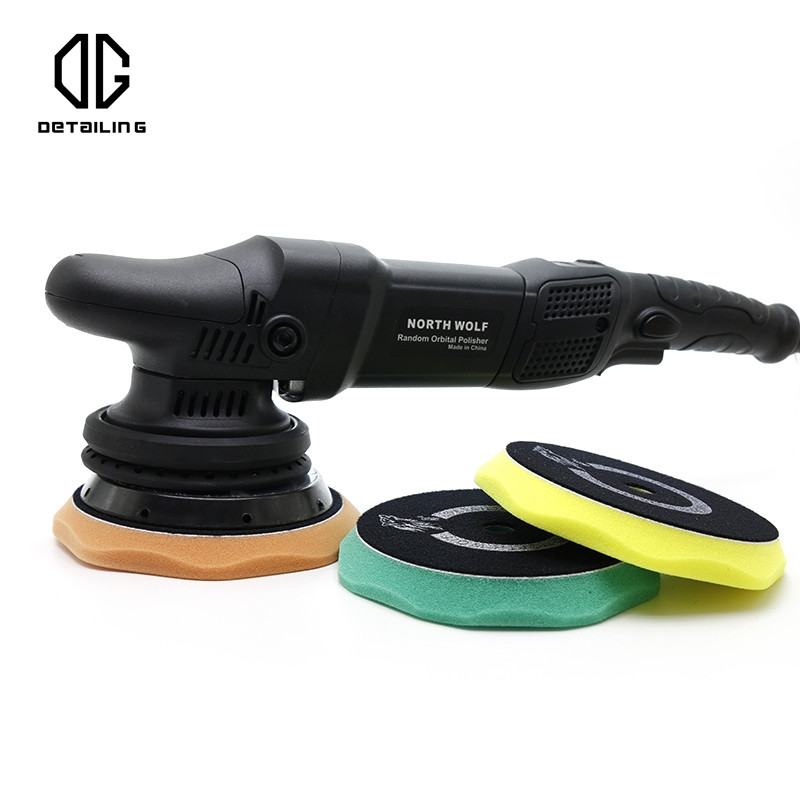 ÜKSIKASJALIK Kaheksanurkse disainiga ploomilille tüüp 5-tollised Poola autopadjad Autodetailne vahtpolster keskmiseks lõikamiseks