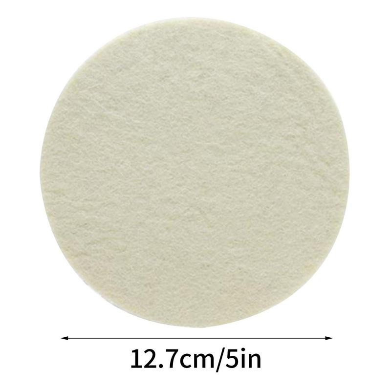 Disc de lustruit din lână comprimată de 6,5/7,8 inci Disc autoadeziv pentru lustruire pentru frumusețe pentru mașină.