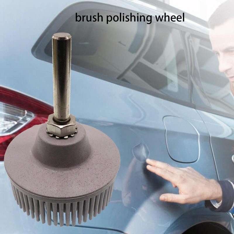 Roată de lustruit cu peri, set de discuri de lustruit puternice de 2 inci, accesorii pentru perie rotativă pentru curățarea mașinii, pentru feronerie, oțel, lemn, sticlă