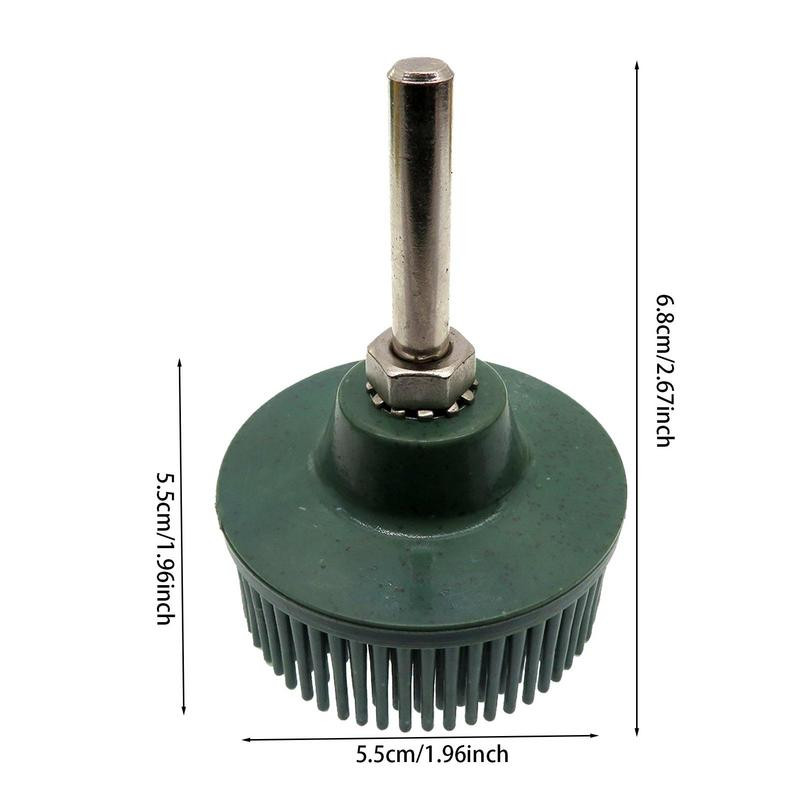 Roată de lustruit cu peri, set de discuri de lustruit puternice de 2 inci, accesorii pentru perie rotativă pentru curățarea mașinii, pentru feronerie, oțel, lemn, sticlă