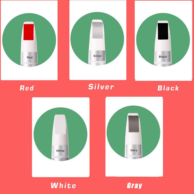 5 värvi 12 ml autovärvi paranduspliiats Universaalne auto kriimustuste parandamise värvipliiats Automaatse värvi kriimustuste parandamise eemaldaja Touch Up Pen