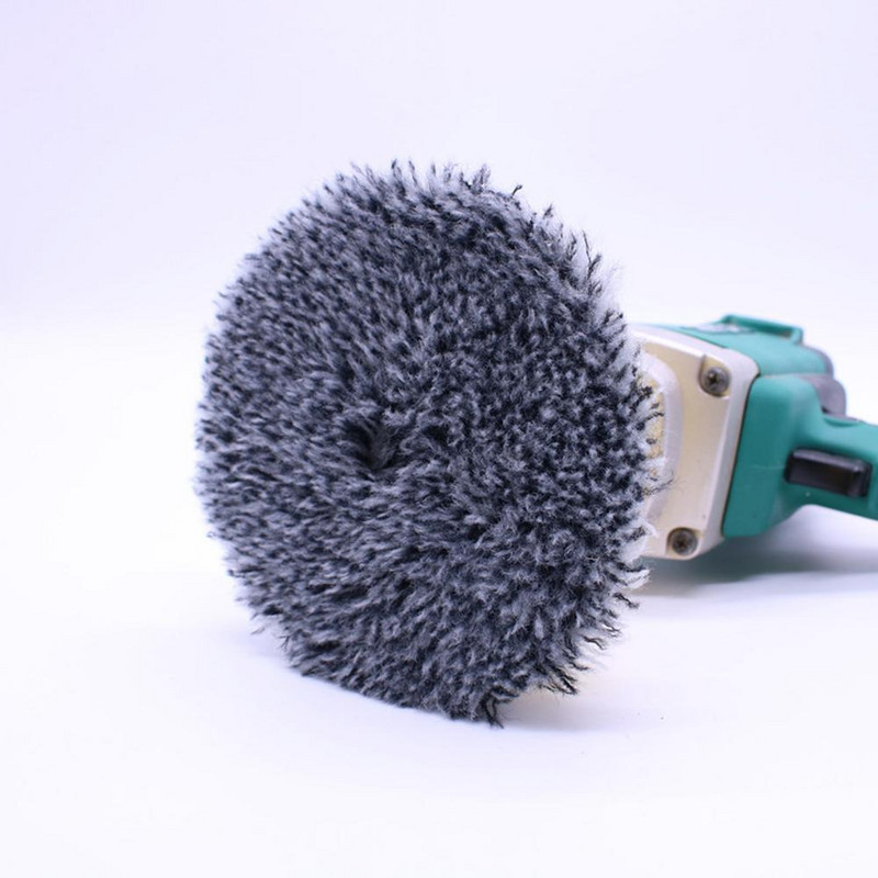 Auto villane poleerimislapp kriimustuste eemaldamise ketta värv poleerimine poleerimine vahatamine villapadjad 5/6`` auto poleerimisseadme vaha villapadjale