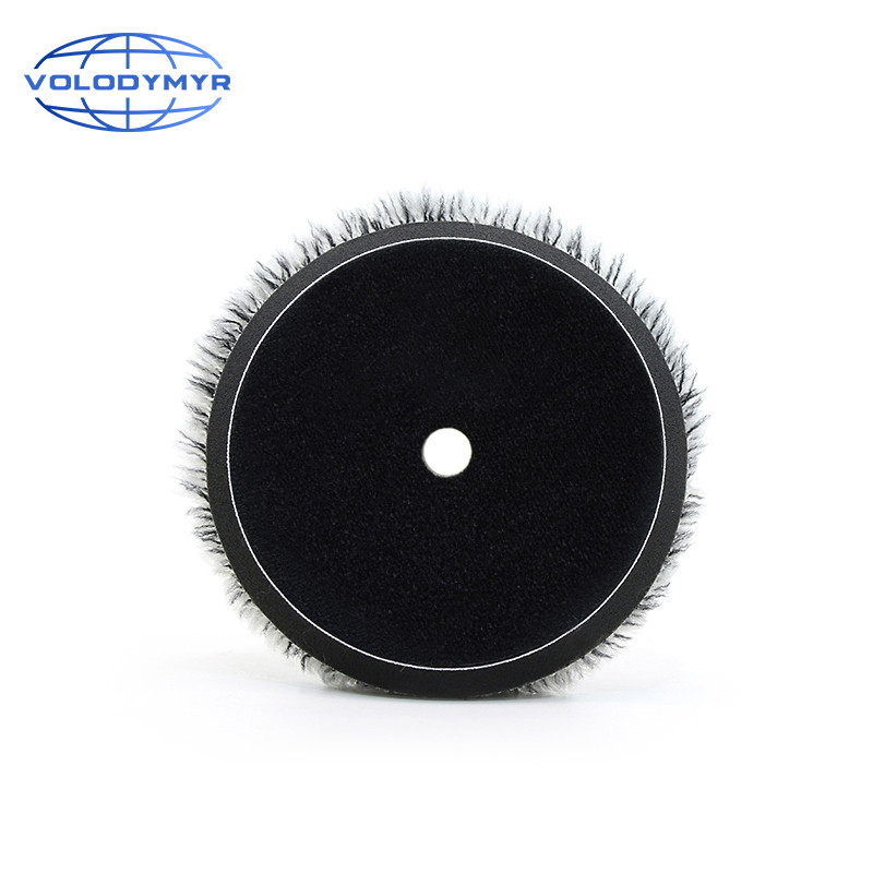 Volodymyr 2021 Nou Sosire Exclusiv DA 5 inch Lână Buffing Pad Îngrijire Mașină 100% Lână Pură Tampă pentru Lustruire Pad de Lustruit Auto