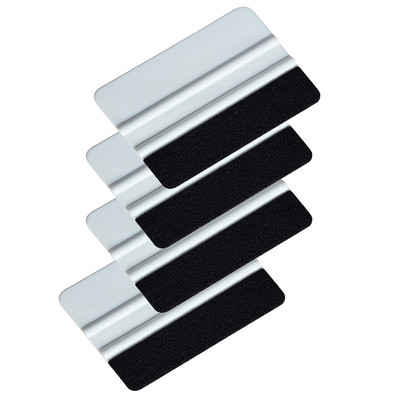 EHDIS 4kom Vinilna folija za automobil Raklizač od filca Brisač za vodu Čistač Alat za čišćenje folije od ugljičnih vlakana Zamatanje naljepnica Zatamnjivanje prozora