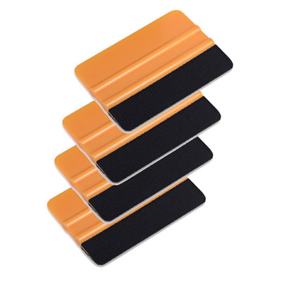 EHDIS 4kom Vinilna folija za automobil Raklizač od filca Brisač za vodu Čistač Alat za čišćenje folije od ugljičnih vlakana Zamatanje naljepnica Zatamnjivanje prozora