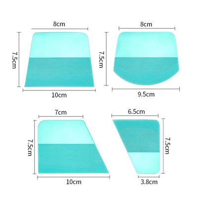 TOFAR PPF Oxford racletă pentru vopsea auto Film de protecție Instalare fibră de carbon Vinil Wrap Tools Kit de nuanțare a geamurilor Curățarea sticlei