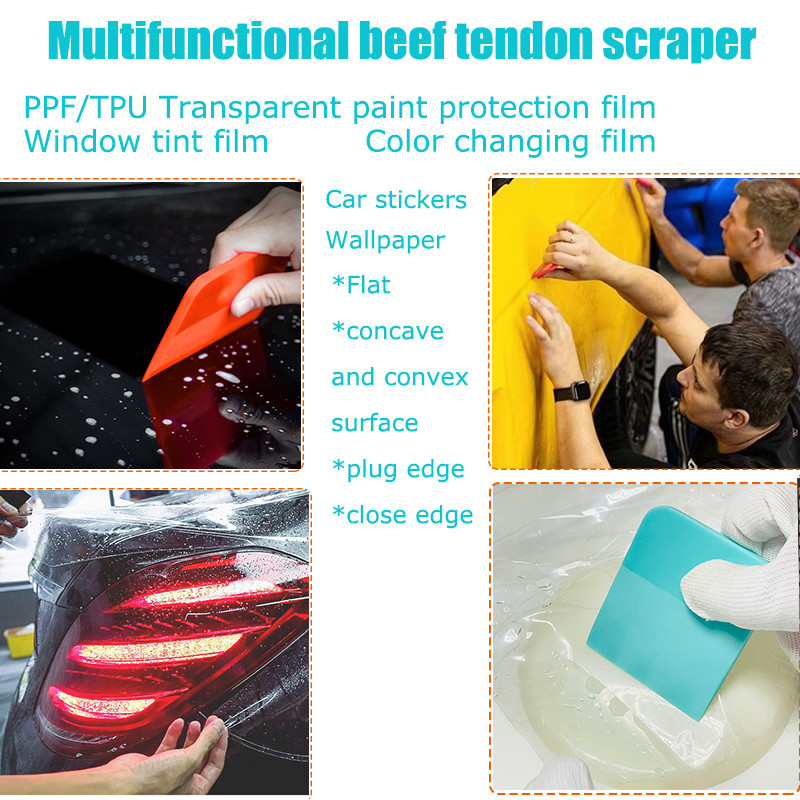 TOFAR PPF Oxford racletă pentru vopsea auto Film de protecție Instalare fibră de carbon Vinil Wrap Tools Kit de nuanțare a geamurilor Curățarea sticlei