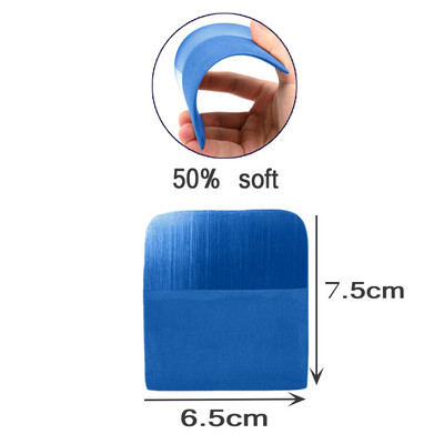 FOSHIO Soft Car Wrap Squeegee TPU PPF Protective Film Install Scraper Wind Tint Carbon Fiber Vinyl Wrapping Tool Auto Cleaning