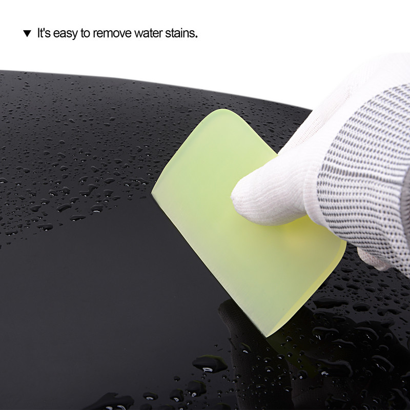FOSHIO Soft Car Wrap Squeegee TPU PPF Protective Film Install Scraper Wind Tint Carbon Fiber Vinyl Wrapping Tool Auto Cleaning