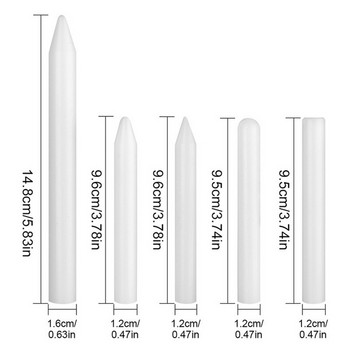 5 бр./компл. професионална найлонова писалка за премахване на вдлъбнатини без боядисване Инструменти за ремонт на вдлъбнатини черно/бяло Ръчни инструменти за отстраняване на драскотини на автомобили