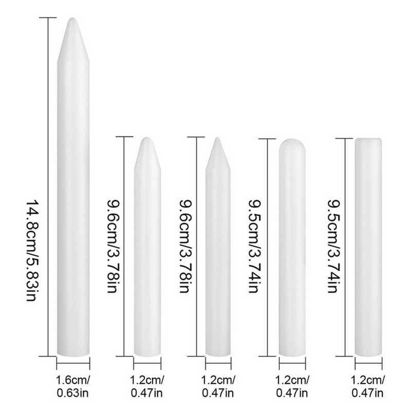 5 tk/komplekt Professionaalne nailonist koputuspliiats, värvivaba raheeemaldus mõlkide parandamise tööriistad mustad/valged auto kriimustuste eemaldamise käsitööriistad