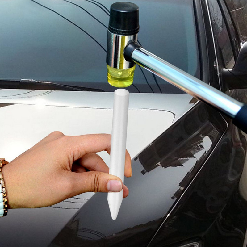 5 tk/komplekt Professionaalne nailonist koputuspliiats, värvivaba raheeemaldus mõlkide parandamise tööriistad mustad/valged auto kriimustuste eemaldamise käsitööriistad