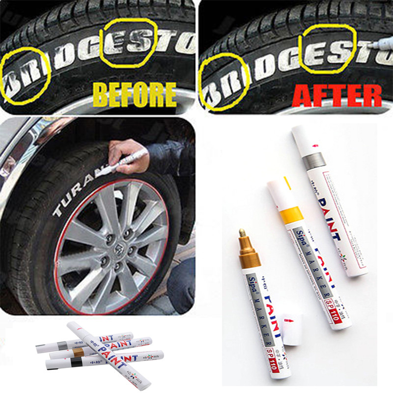 Gazni sloj automobilske gume CD Metalna olovka s grafitima za VW Polo Jetta Toyota Corolla Mercedes W203 Saab Renault Dacia Duster Dodaci