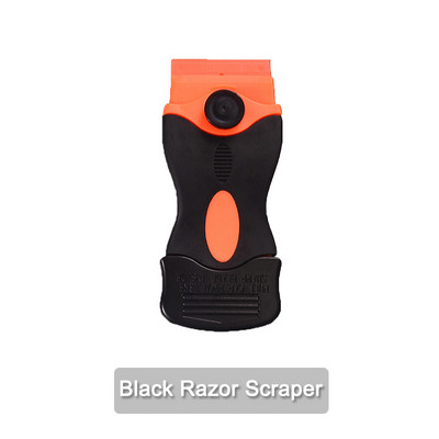 Tint Wrap Glue Squeegee Remover Cleaner Κεραμικό γυαλί παραθύρου αυτοκινήτου αυτοκόλλητο Viny Film Cleaning Ξύστρα ξυραφιού + 10 τμχ Ξυραφάκι