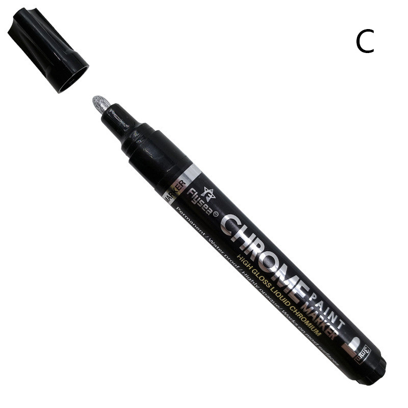 Vedel kroompumba markeri täitemudel Graffiti autode kriimustusvärv metallkeraamikale roostevabast terasest läbipaistva kriimustuste eemaldaja jaoks